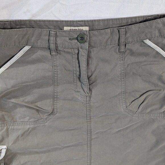 URBAN LIFE COTTON SKIRT WOMEN'S WEAR WITH POCKETS SUMMER FASHION STYLE - Picture 2 of 14